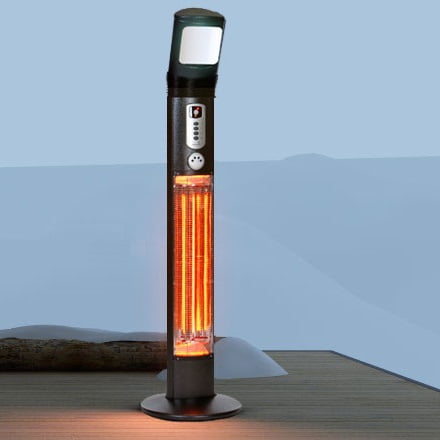 Уличный электрический обогреватель Hügett Apollo Pepel 