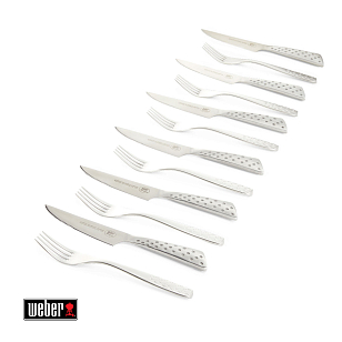 Столовые приборы Weber для стейка Deluxe 12 шт. для сада