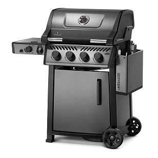 газовый гриль napoleon freestyle 425 sib (с ик горелкой 2/3 и дверцей)