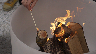 Очаг кварцевый Firecup Хрустальный, уличное оборудование