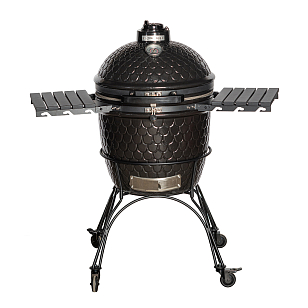 керамический угольный гриль dinoegg classic black для дачи