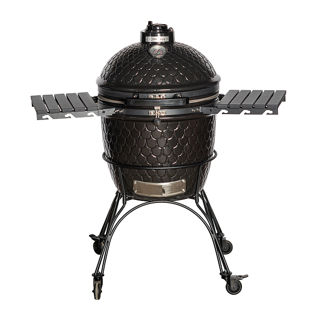 керамический угольный гриль dinoegg classic black