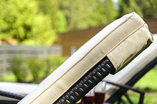 Раскладной лежак для пляжа Joygarden Milano коричневый, садовая мебель