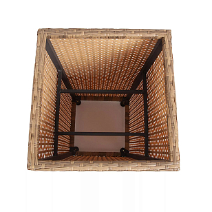 Кашпо 4SIS Капучино, цвет соломенный, уличное оборудование