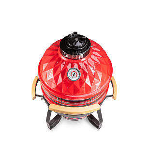 гриль керамический diamond egg s цвет: красный для приготовления пищи гриль керамический diamond egg s цвет: красный для дачи