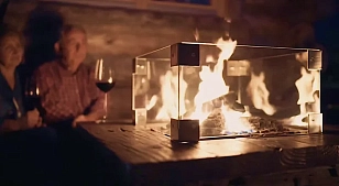 Уличный газовый стол камин Clifton Lounge Table Grey (без столешницы) для сада и загородного дома Уличный газовый стол камин Clifton Lounge Table Grey (без столешницы), уличное оборудование