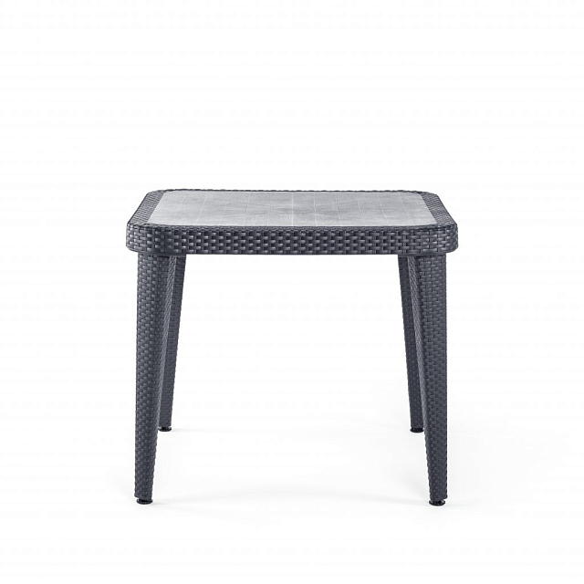 Стол Osaka с пластиковым верхом 90 х 90 Цвет Антрацит 