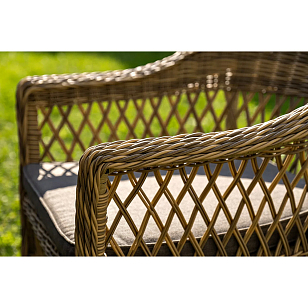 Обеденная группа 4SIS Дольче, цвет соломенный для дачи Обеденная группа 4SIS Дольче, цвет соломенный, садовая мебель