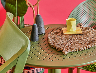 Стол Siesta Contract Sky Ø60 Цвет: оливковый, садовая мебель