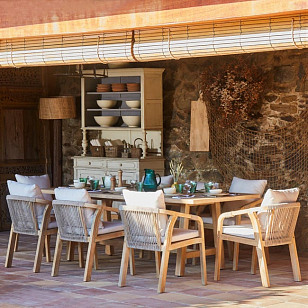 Комплект деревянной мебели для обеда Tagliamento Ravona, садовая мебель