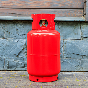 Газовый баллон 27 л НЗГА с вентилем ВБ-2 (с предохранительным клапаном), уличное оборудование