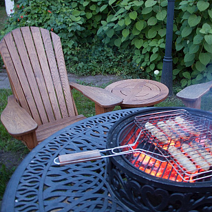 Стол с очагом и чашей Вишневый Садъ Классик D132, садовая мебель