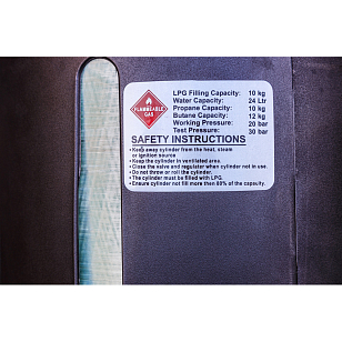 Композитный баллон BURHAN GAS 24 л, уличное оборудование