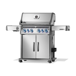 гриль газовый napoleon rogue pro-s 525 стальной (с ик горелкой 3/3)