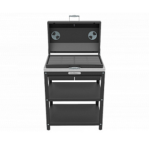 Стол-гриль Grillver с решеткой из чугуна для сада