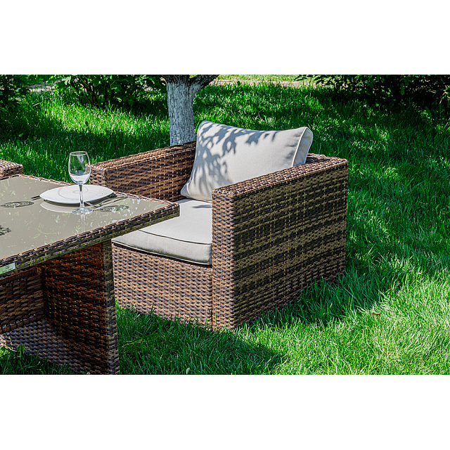 Обеденный комплект Lite Karl Цвет: коричневый 