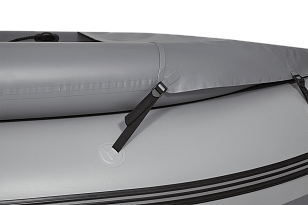 Лодка ПВХ Фрегат 420 Air F (НДНД) серая для отдыха за городом Лодка ПВХ Фрегат 420 Air F (НДНД) серая для хобби и пикника