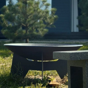 Стальная чаша для огня Concretika Y 100, уличное оборудование