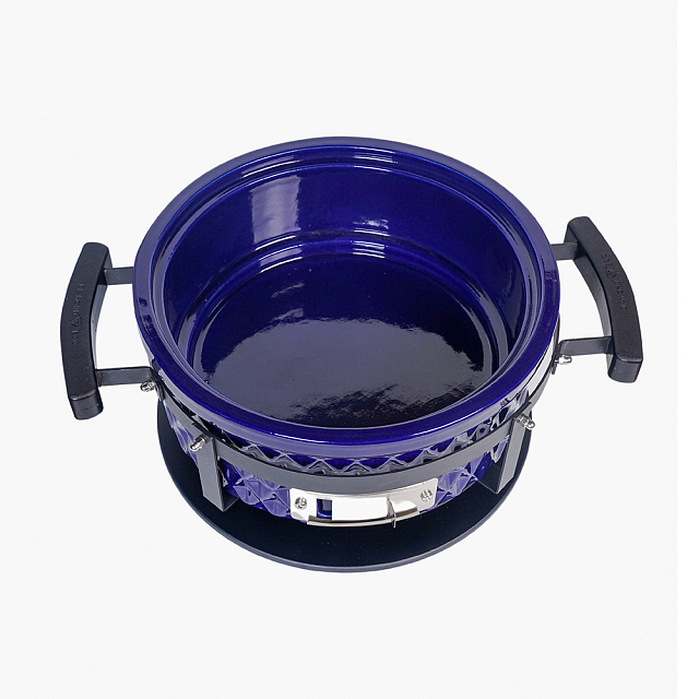 Настольный керамический гриль Diamond Egg Tabletop Grill Цвет: синий