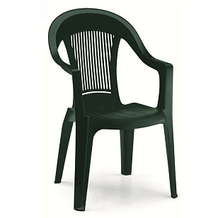 Кресло Scab Giardino Elegant Scratchproof Monobloc Цвет: зеленый для дачи Кресло Scab Giardino Elegant Scratchproof Monobloc Цвет: зеленый, садовая мебель