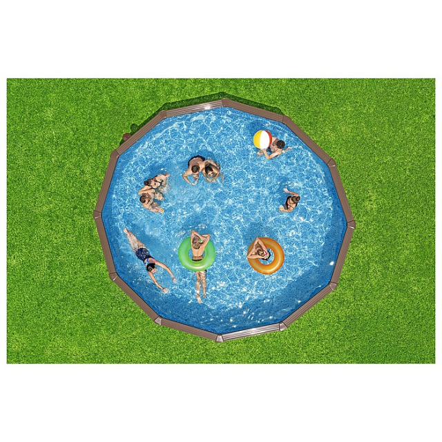 Бассейн каркасный Bestway Ø550 х 130 для серфинга