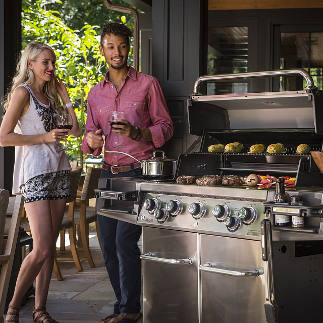 гриль газовый broil king regal s 590