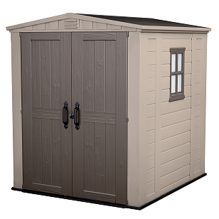 Пластиковый сарай Keter Factor 6x6 для сада и загородного дома Пластиковый сарай Keter Factor 6x6, уличное оборудование