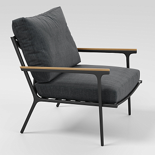 Лаунж зона Gardenini Premium Calma Карбон / Антрацит, садовая мебель