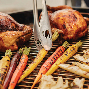 угольный гриль napoleon nk22k-leg-2