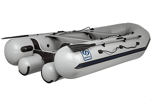 Лодка ПВХ Фрегат 330 FM Light серая для хобби и пикника