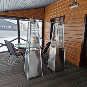 Уличный газовый обогреватель WWT 13I Stainless steel Mini, уличное оборудование