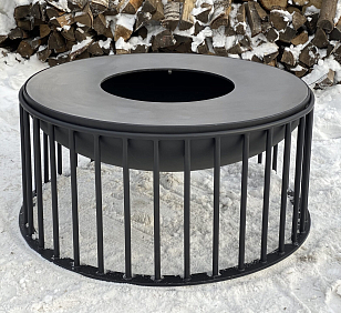 Гриль-очаг Elbrus Home Домбай Ø120 (Термостойкая эмаль) для сада