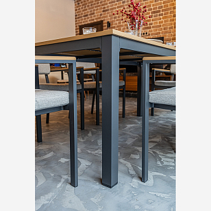 Обеденный комплект Lite Oscar со столешницей из поливуда, садовая мебель