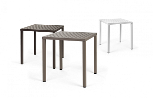 Стол обеденный Nardi Cube 80 Цвет: тортора, садовая мебель