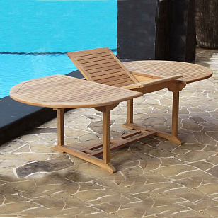 Стол из тика Lite Madrid, садовая мебель
