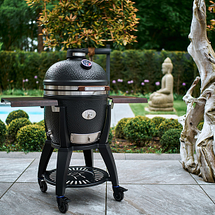 Керамический гриль Monolith LeChef Avantgarde 66 Set, черный