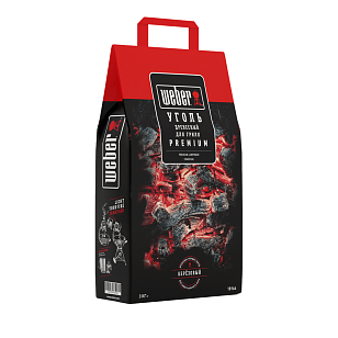 Уголь древесный Weber 3 кг для сада