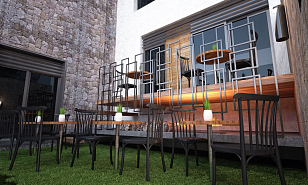 Стул Tilia Gozo Цвет Черный для дачи Стул Tilia Gozo Цвет Черный, садовая мебель