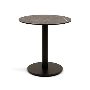 Стол 4SIS Каффе круглый Ø70, цвет "серый мрамор" для дачи Стол 4SIS Каффе круглый Ø70, цвет "серый мрамор", садовая мебель