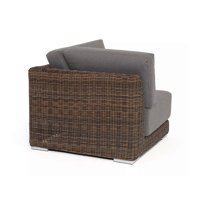 Модуль диванный угловой 4SIS Капри, цвет коричневый 