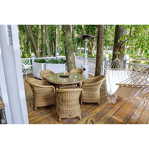 Кресло 4SIS Равенна, цвет соломенный для дачи Кресло 4SIS Равенна, цвет соломенный, садовая мебель