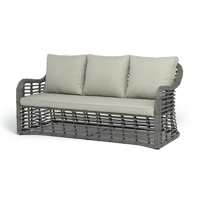 Диван 4SIS Ницца 3-местный, цвет серый 