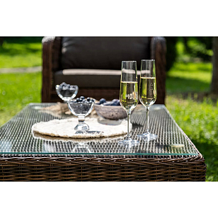 Лаунж зона 4SIS Гляссе, цвет коричневый, садовая мебель