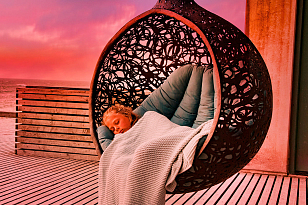 Подвесное кресло Unknown Nordic Bios Mini, садовая мебель