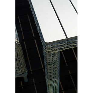 Обеденный стол Lite Venezia 180 серый, садовая мебель