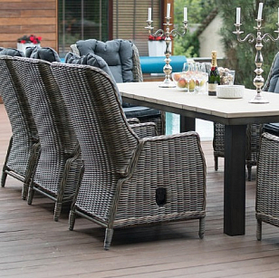 Кресло Lite Verona коричневый для дачи Кресло Lite Verona коричневый, садовая мебель