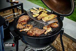 Угольный гриль Weber Summit KAMADO E-6 для приготовления пищи угольный гриль weber summit kamado e-6