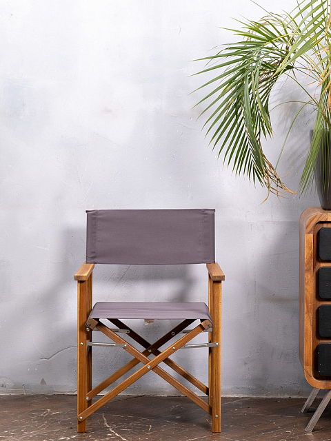 Стул из акации Joygarden Director темно-серый 