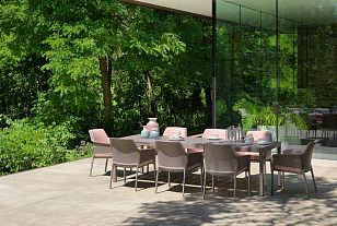 Стол раздвижной Nardi Rio 210 Alu Цвет: белый, садовая мебель