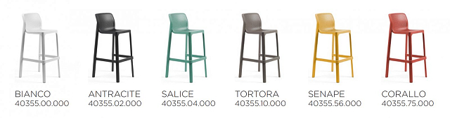 Стул барный Nardi Net Stool Цвет: горчичный 